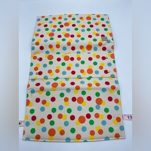 Miche Purse Classic - Cream Shell with Multicolor Polka Dots Fun Y2K | 11.5”x 6”